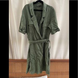 Safari Chic Wrap Dress